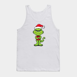 "Grinch Cartoon Full of Christmas Cheer" Tank Top